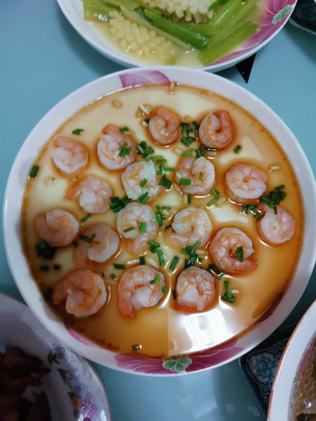 虾仁鸡蛋羹