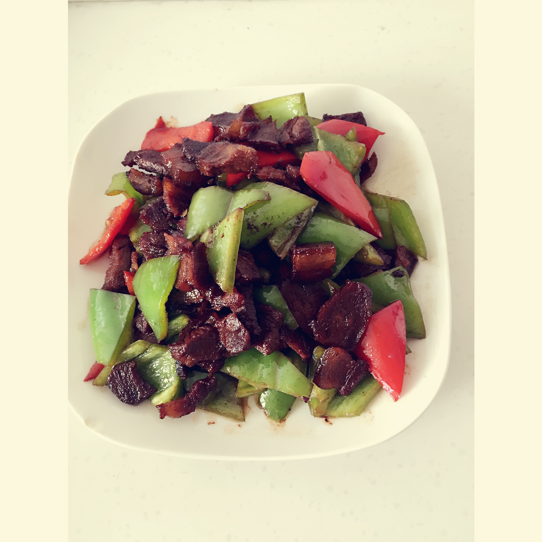 青椒腊肉