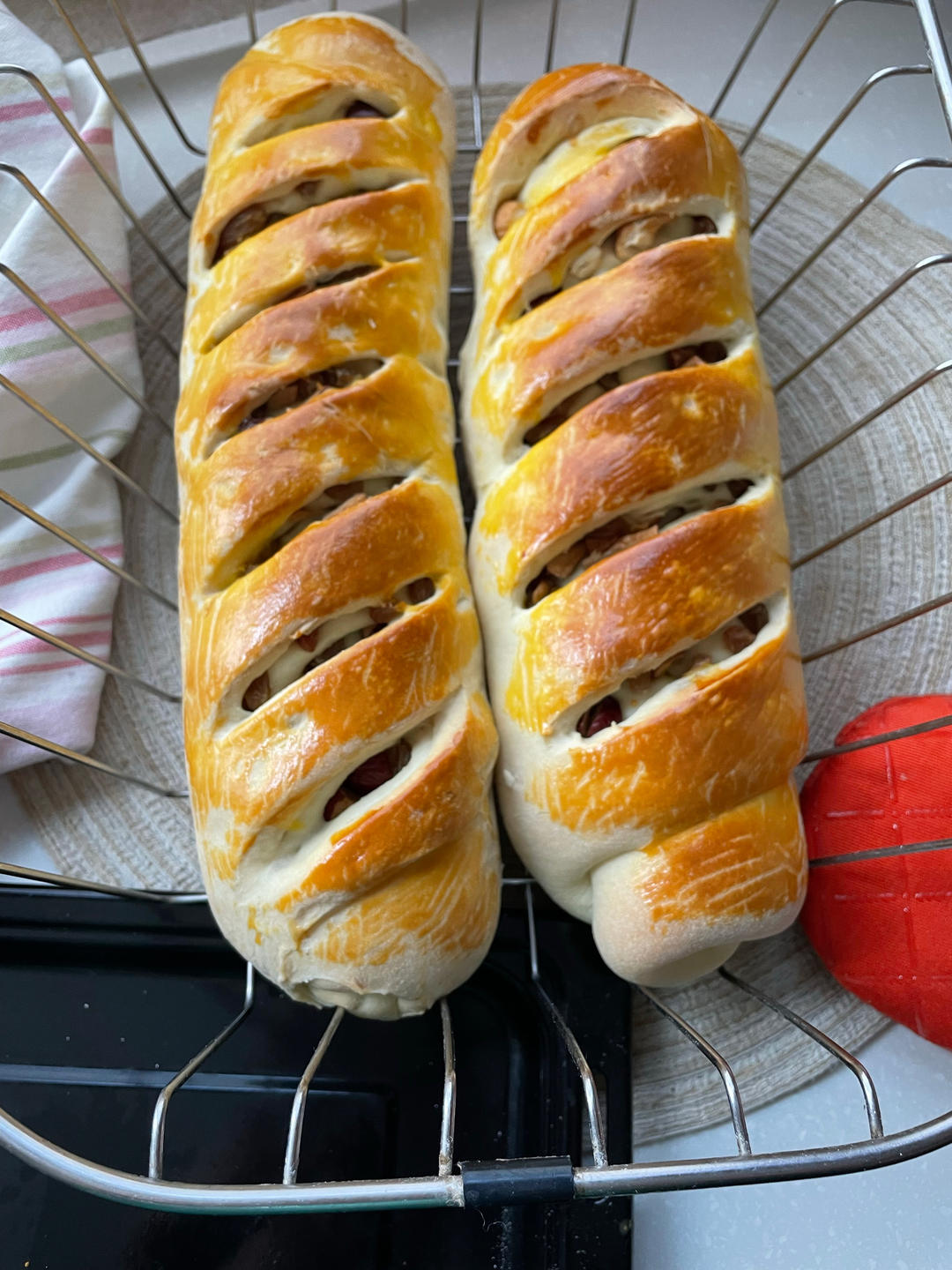 果仁大咧吧面包