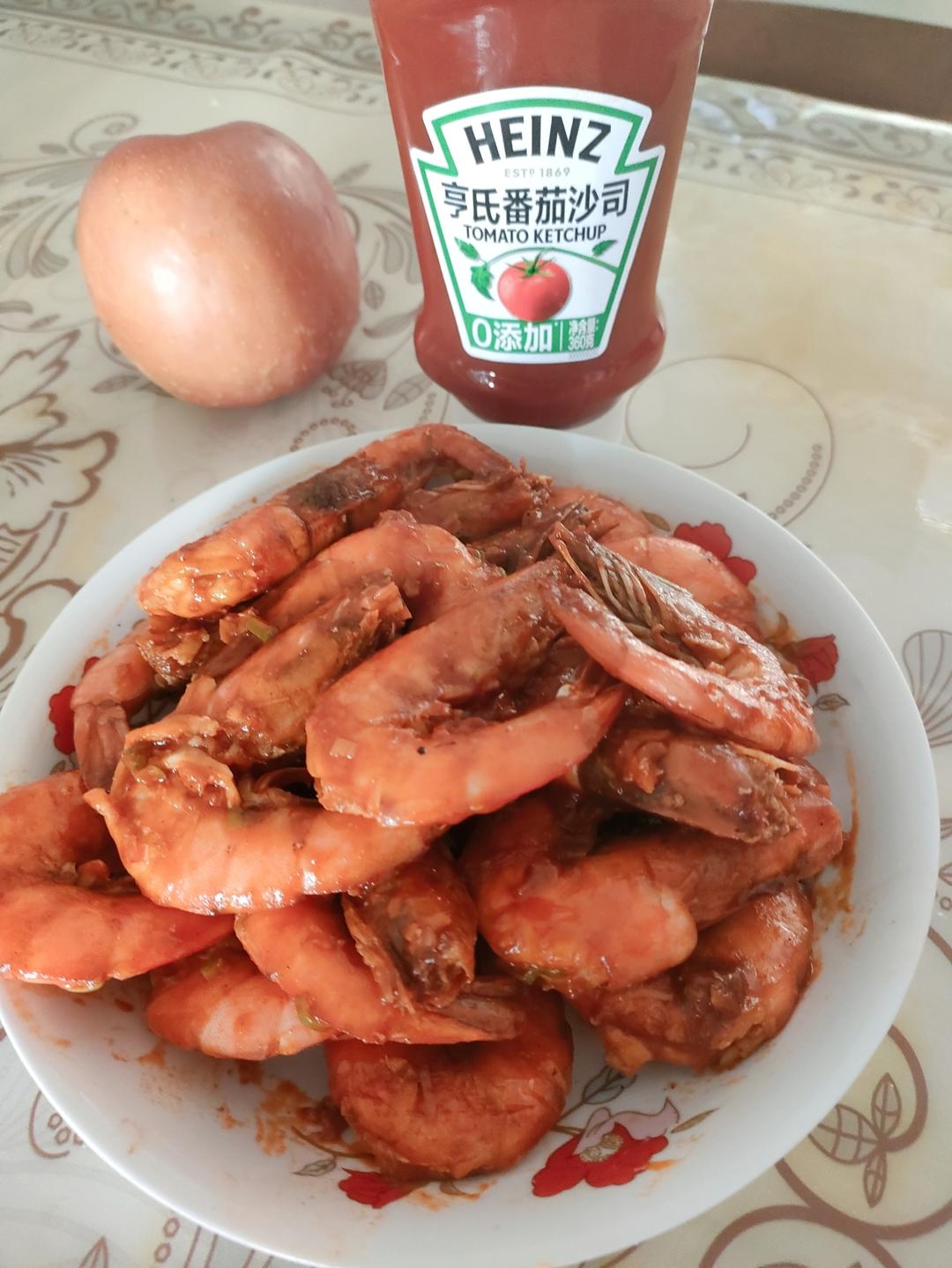 亨氏番茄沙司大虾，是这道莱的灵魂，品尝一口让人久久留香，不能忘记。