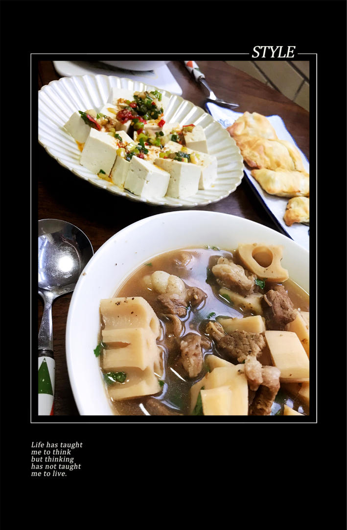 杂豆牛肉胡萝卜炖藕汤【健康一锅端】