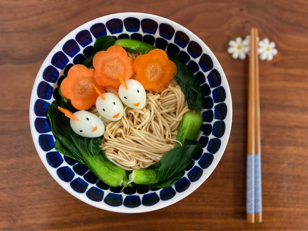 破壳日葱油拌面