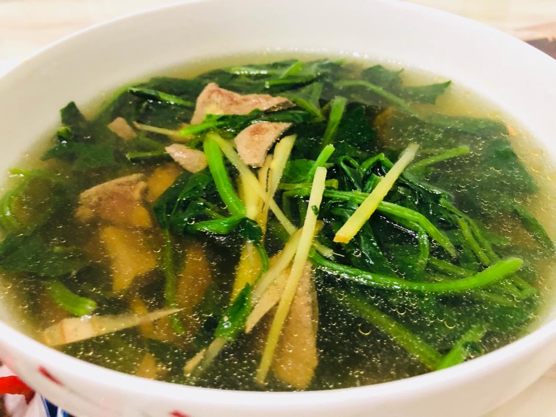 菠菜猪肝汤