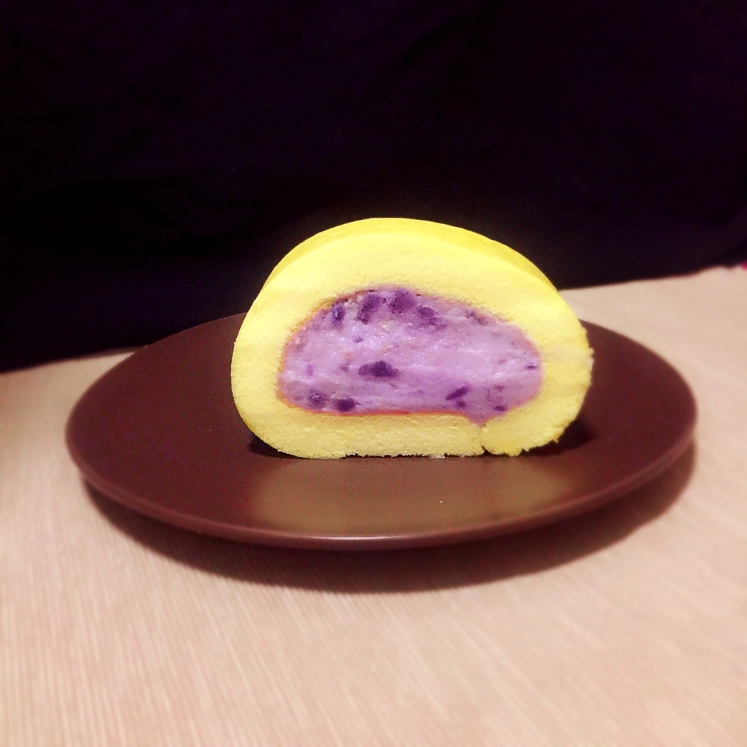 香芋紫薯蛋糕卷