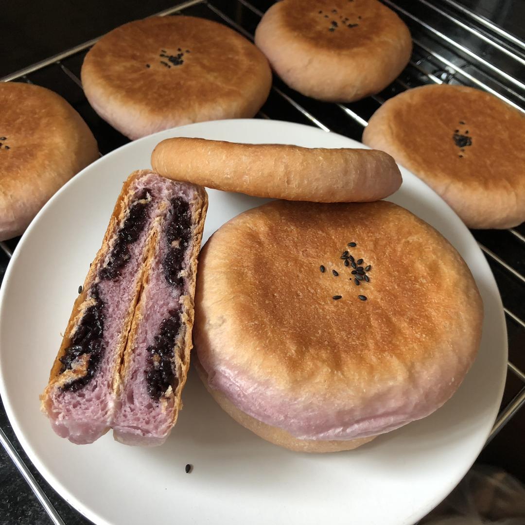 日式紫薯紫糯米包