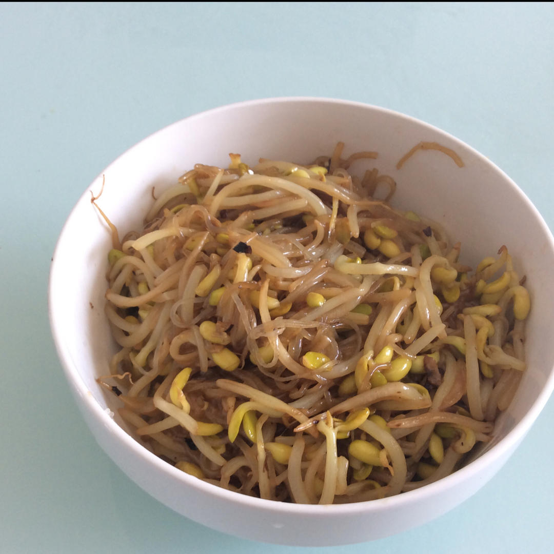 黄豆芽炒粉