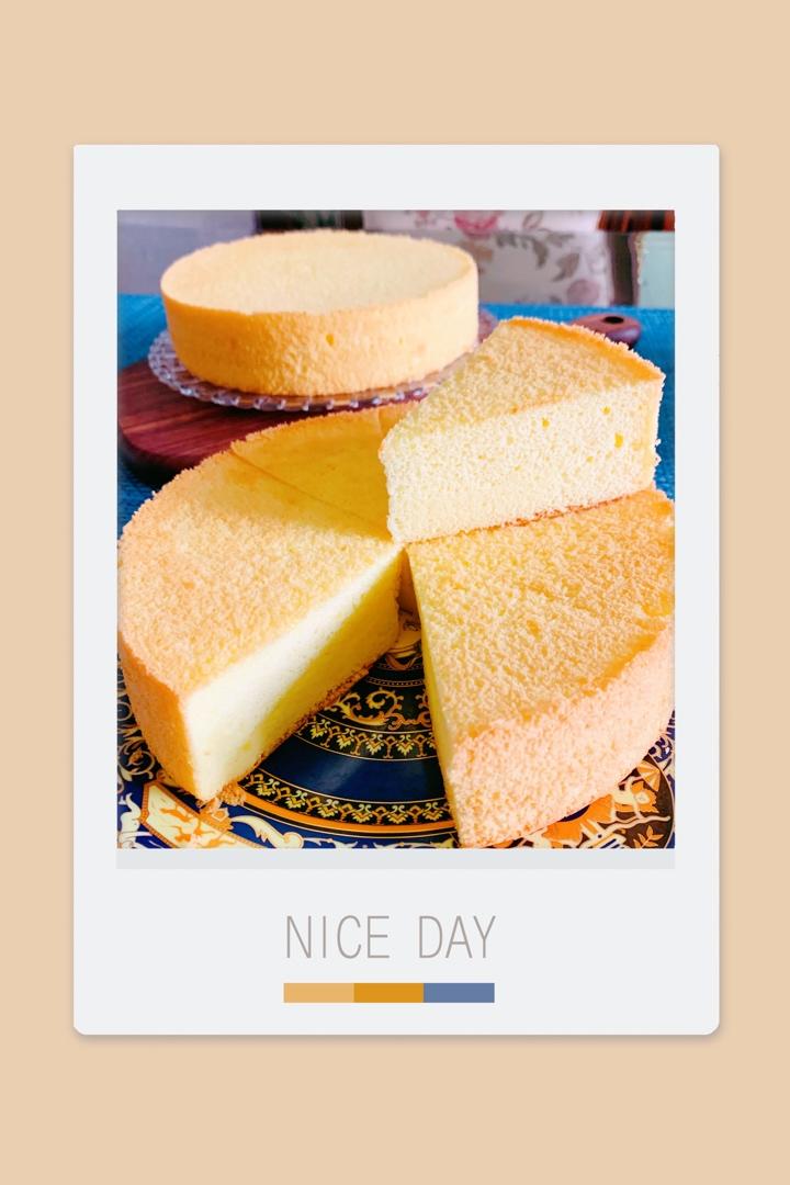 视频菜谱:原味戚风蛋糕8寸戚风蛋糕不裂