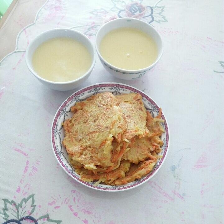 零失败胡萝卜土豆丝饼