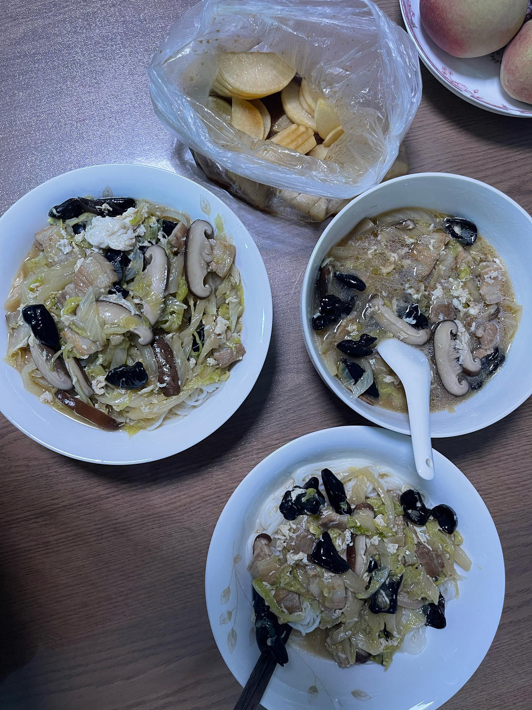 超赞白菜鲜肉打卤面