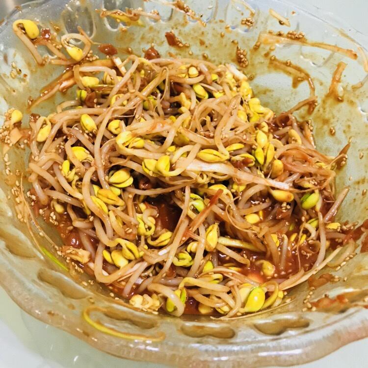 韩式凉拌豆芽