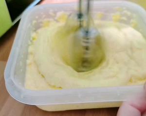 🥭🈚冰渣🈚蛋黄芒果冰淇淋(附送抹茶，蔓越莓味)的做法 步骤8