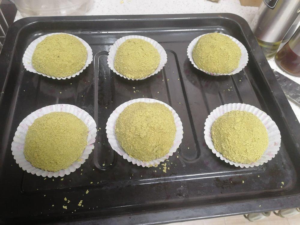 抹茶冰心小面包