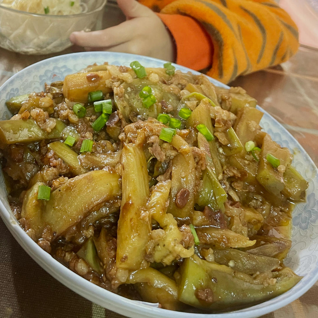 超级下饭酱香味肉末茄子