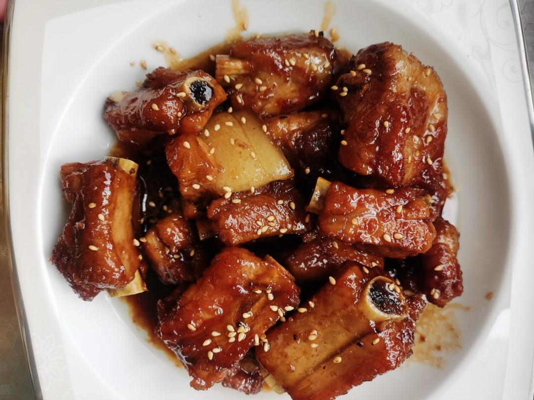 糖醋排骨/糖醋小排（不放油）（12345口诀做出正宗上海本帮）