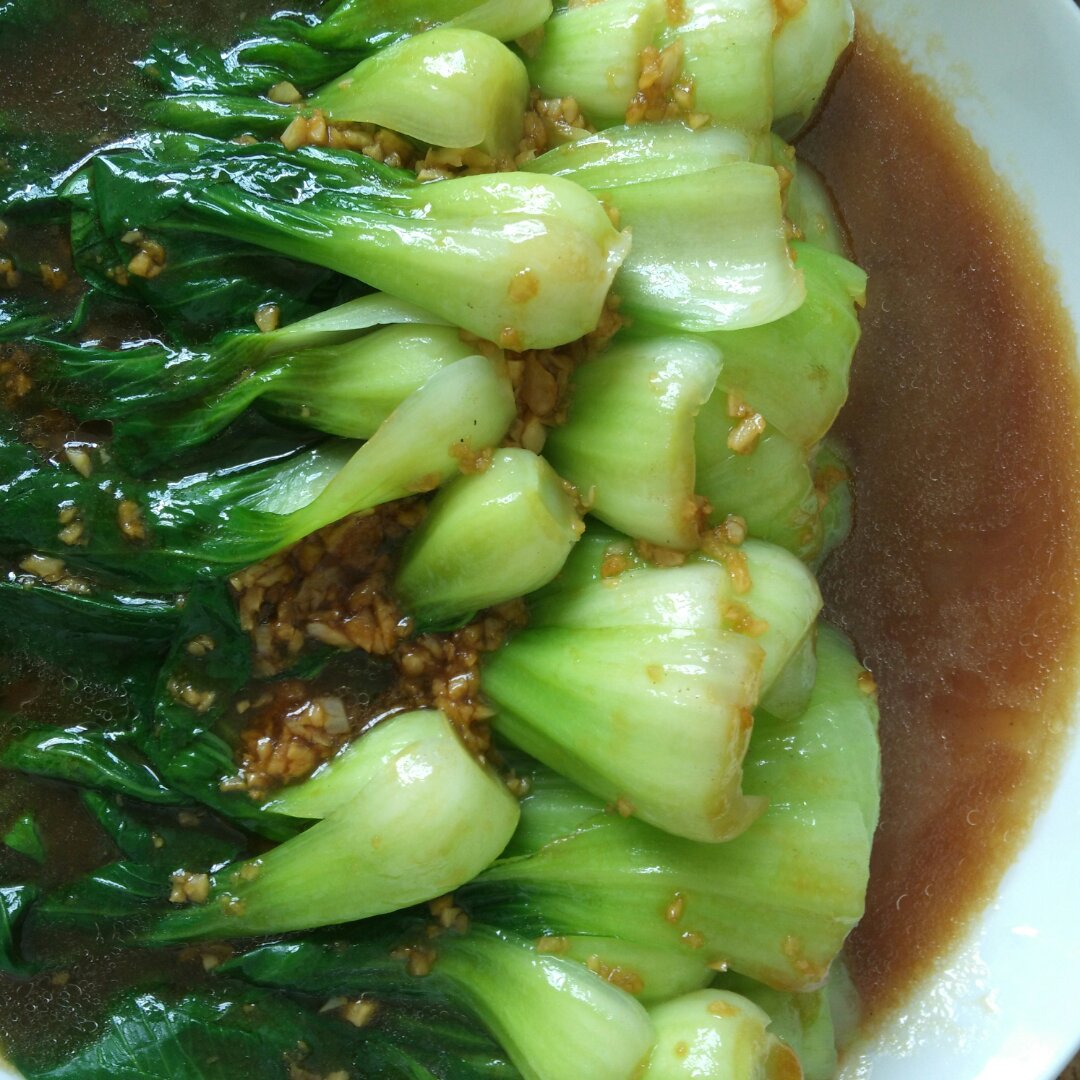 做的蚝油上海青