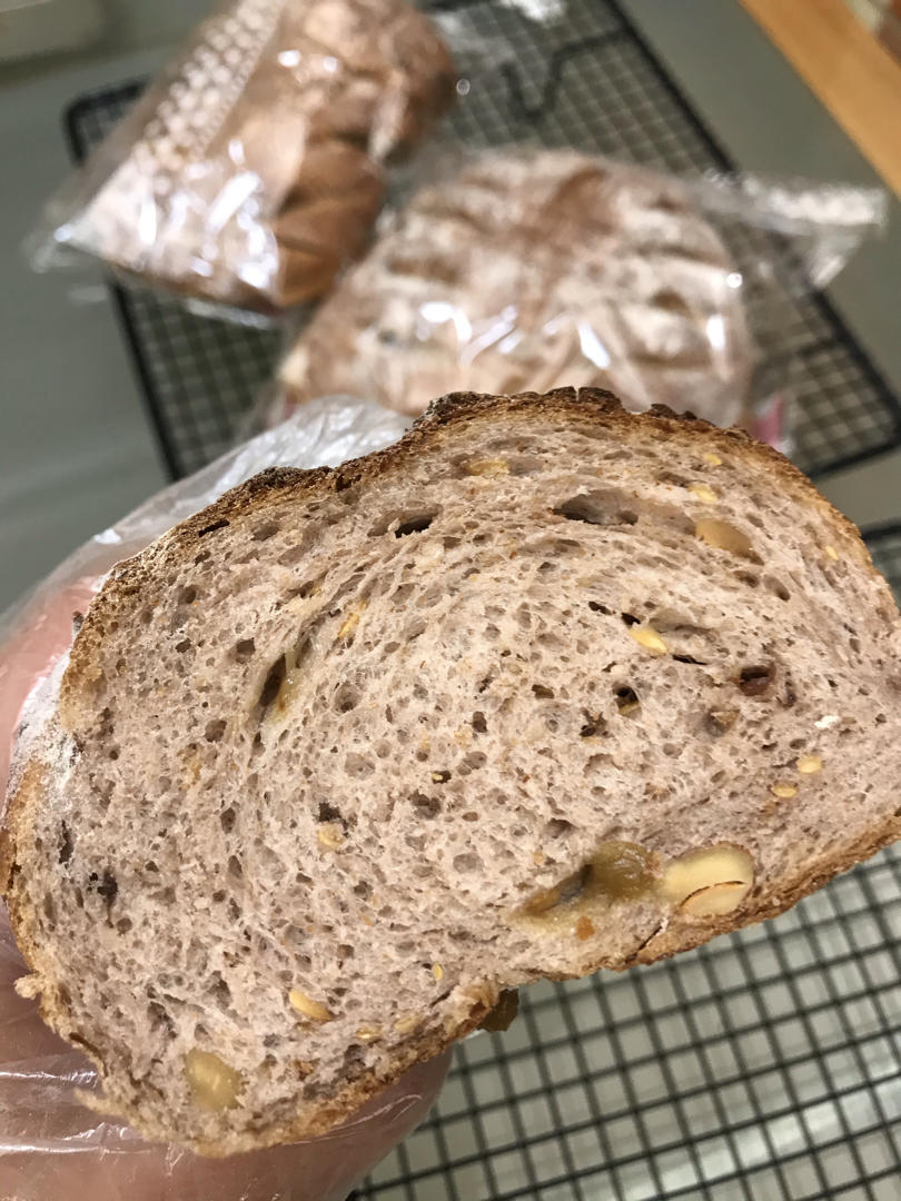 全麦核桃包～软欧包