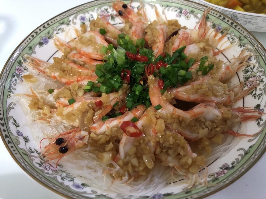 蒜蓉粉丝蒸虾