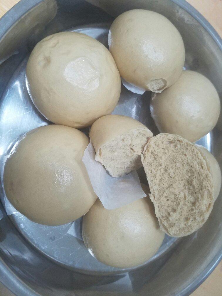 有着面包口感的红糖馒头（一次发酵）