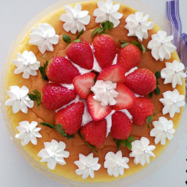 8寸芝士蛋糕(轻乳酪蛋糕)