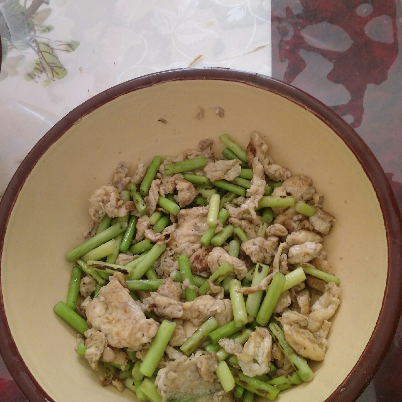 蒜薹炒鸡蛋