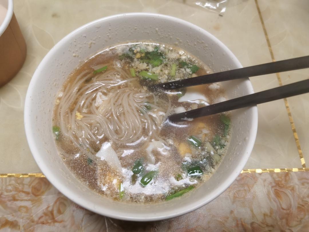 五分钟早餐面～汤汁鲜美好吃