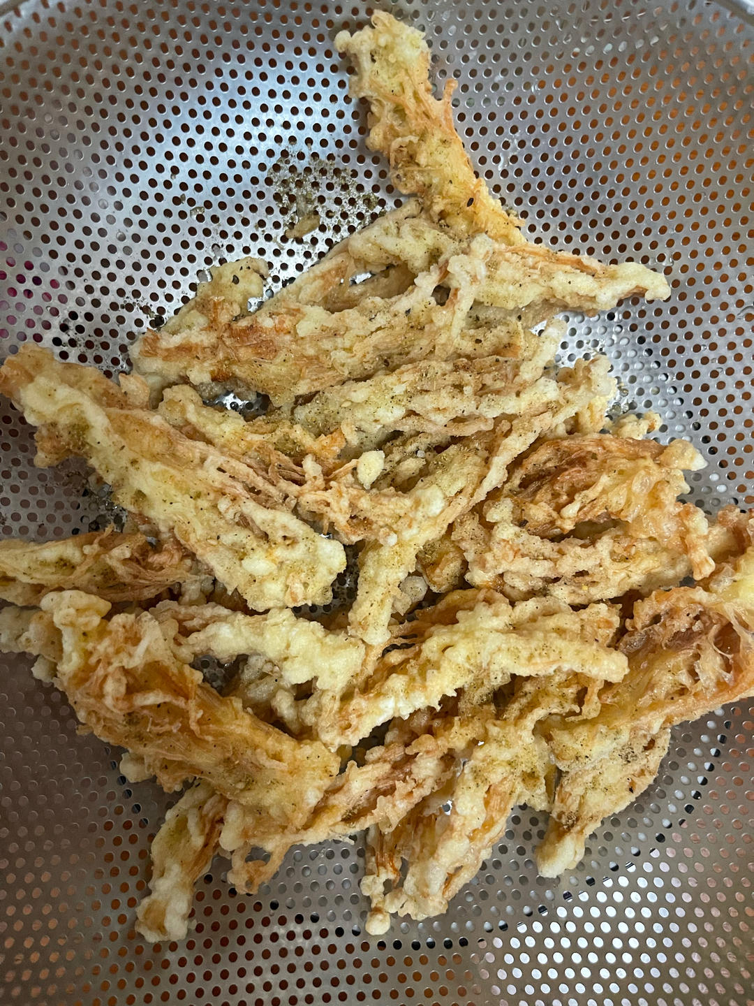 油炸椒盐金针菇