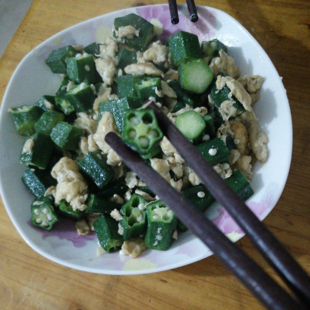 超易上手的美味秋葵炒鸡蛋