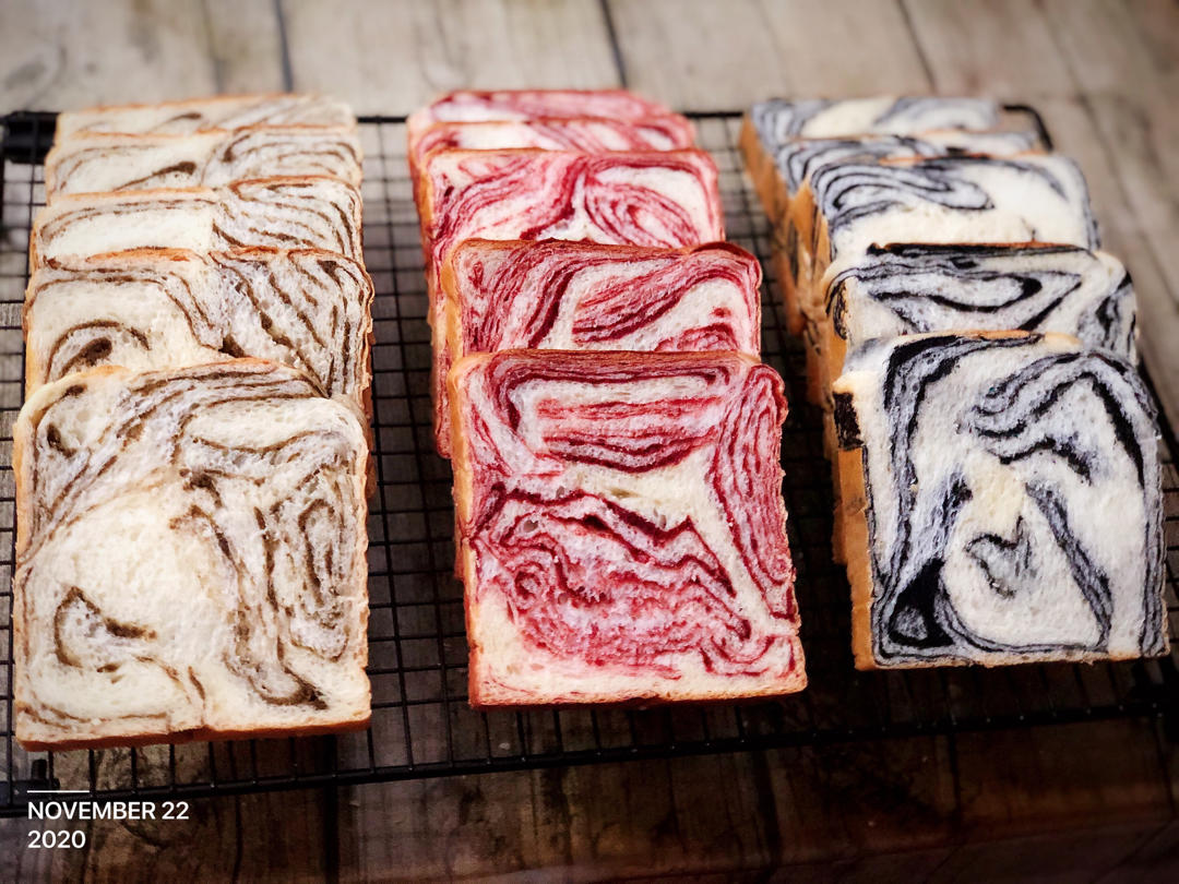 小美一发大理石纹吐司