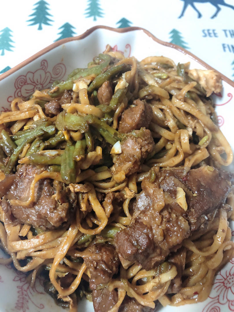 豆角焖面