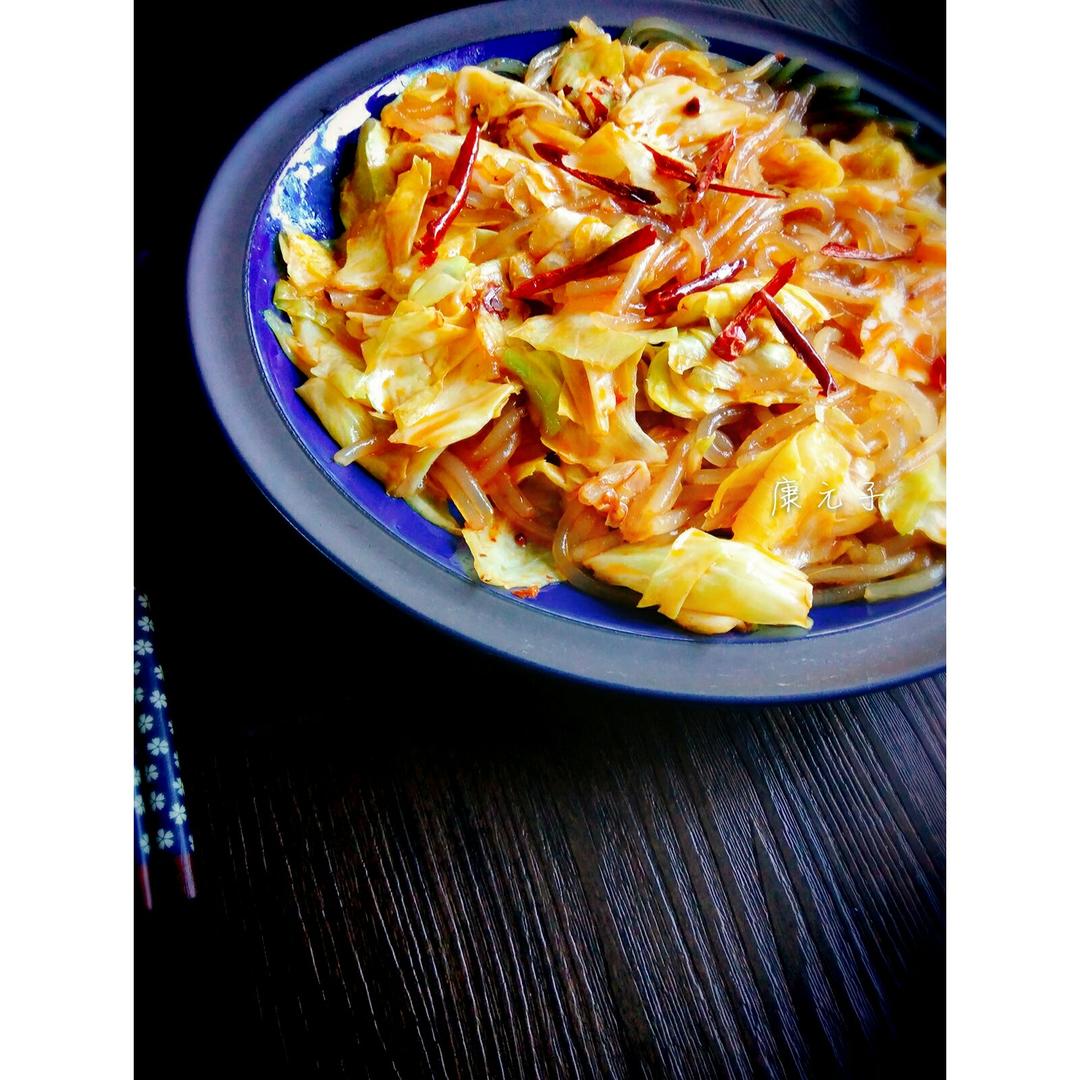 大头菜炒粉条