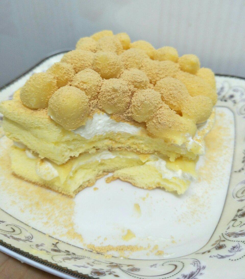 日式豆乳盒子蛋糕