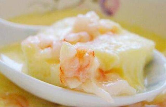 虾滑蒸蛋的做法