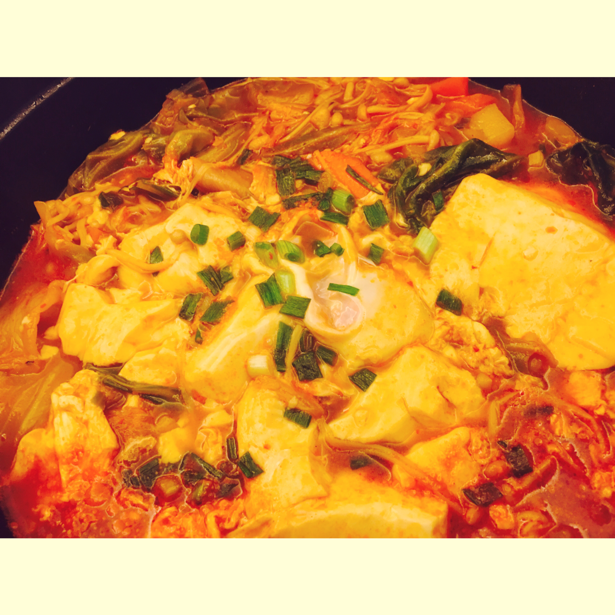 韩式豆腐锅 Korean Tofu Hotpot