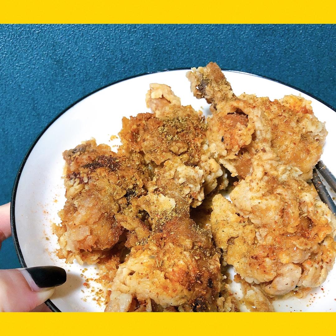 不用炸鸡粉也可以炸出酥脆炸鸡腿