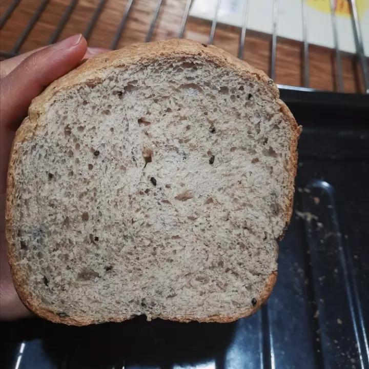 基础全麦吐司（面包机版）丨健康·烘焙