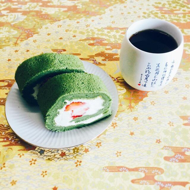 烫面抹茶蛋糕卷（卷不易裂）