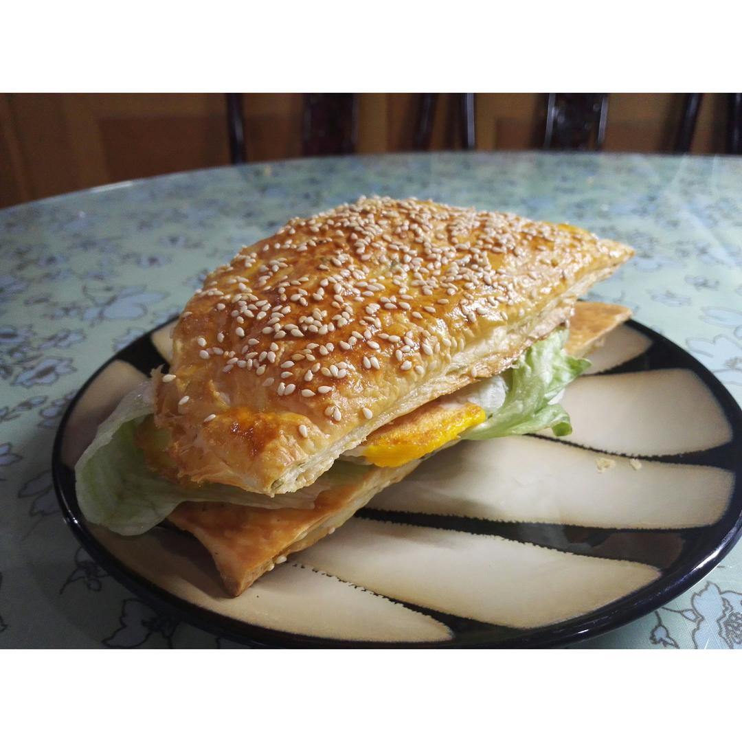 培根蛋法风烧饼