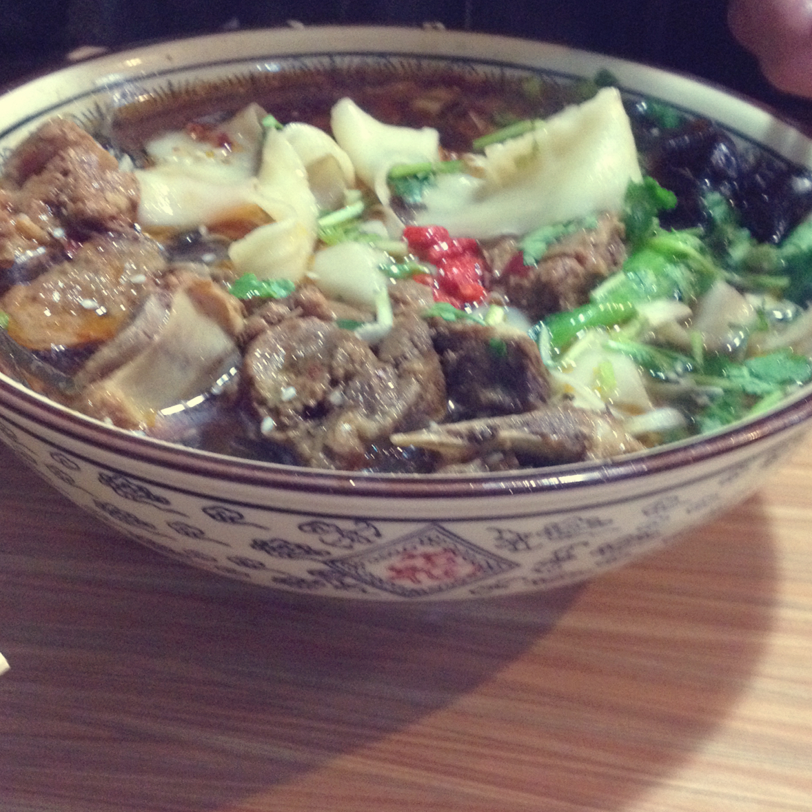 简易版羊肉烩面