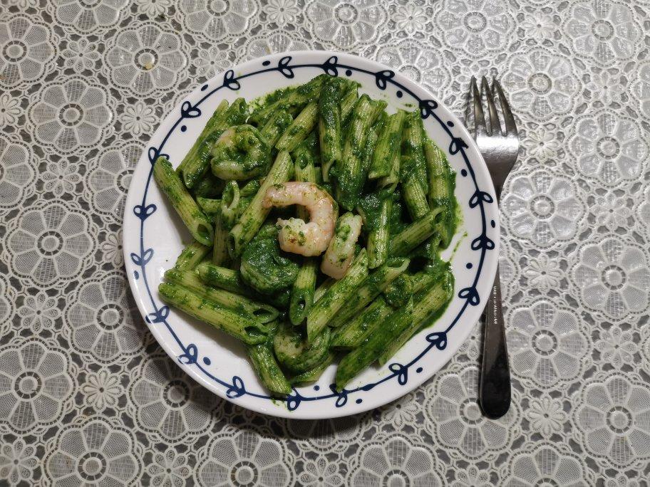 菠菜牛奶通心粉