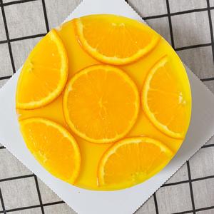 🍊柳橙冻芝士（6寸）的做法 步骤15
