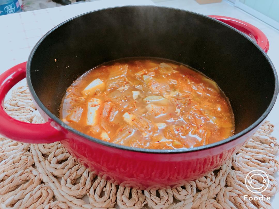 辣白菜豆腐汤