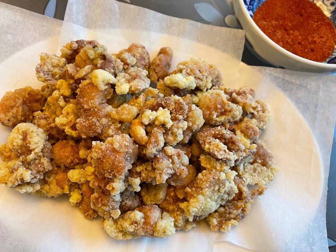 👆🏻我从打工的店里学来的盐酥鸡👀