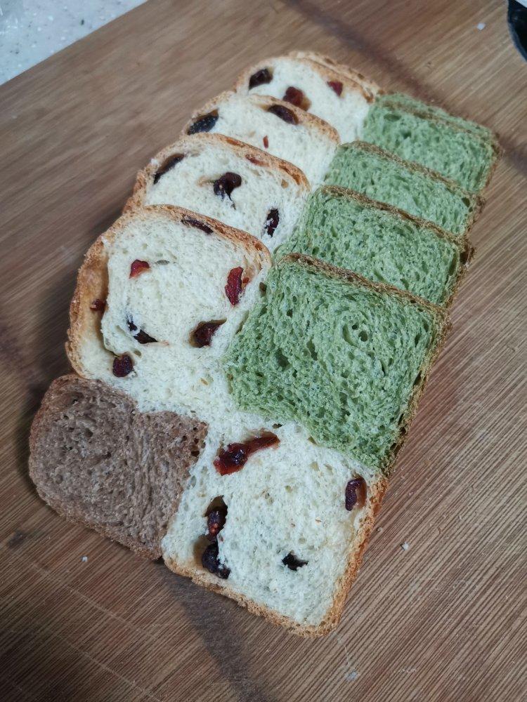 蔓越莓三色吐司