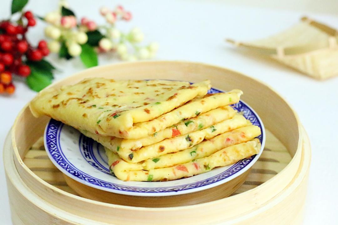 我的轻奢煮艺—胡萝卜鸡蛋煎饼