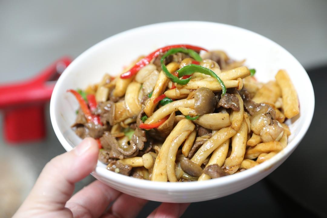 小炒杏鲍菇