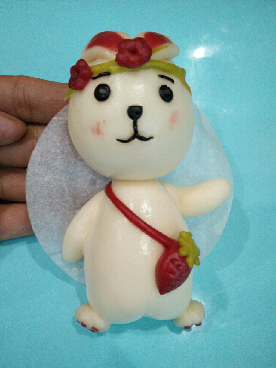 小猪佩奇卡通造型馒头