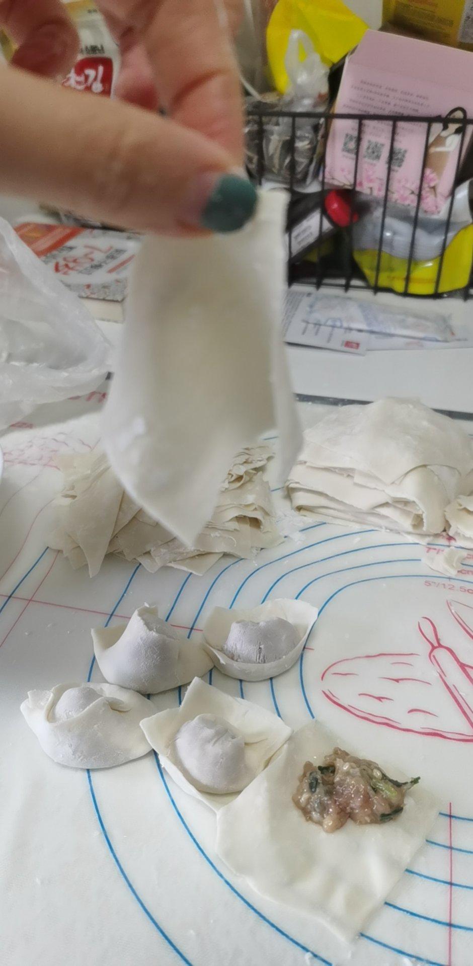 自制馄饨皮