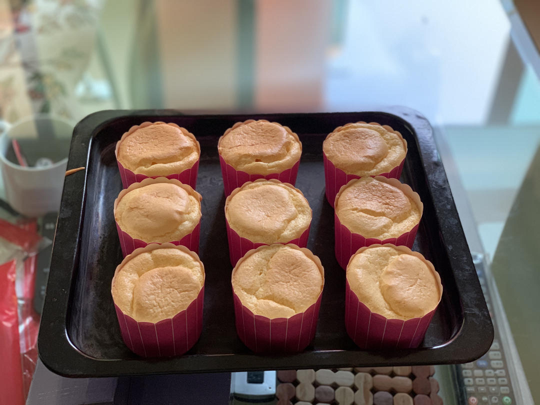 零失败~戚风纸杯小蛋糕🍰 ✨／8寸版戚风蛋糕