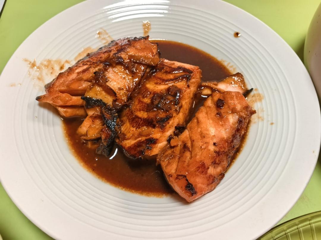 酱汁三文鱼【宝宝辅食】