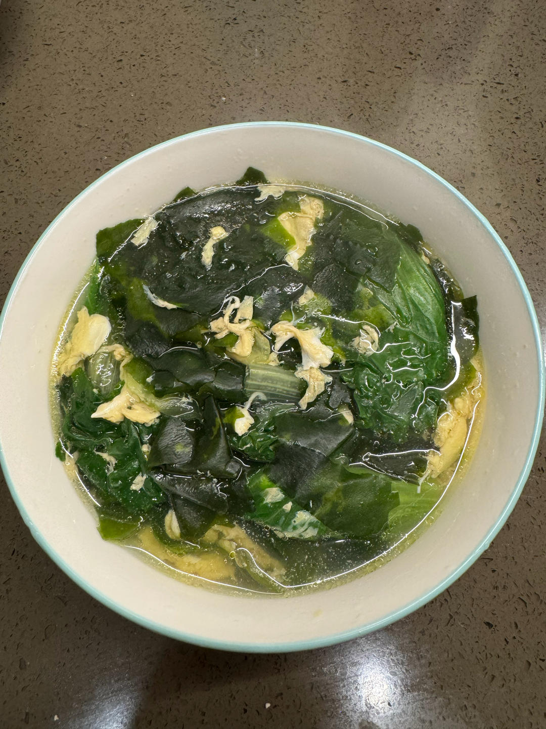 海带苗生菜蛋花汤